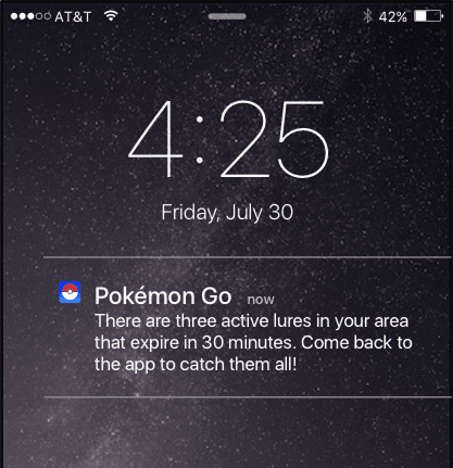 Gaming Push Notifications