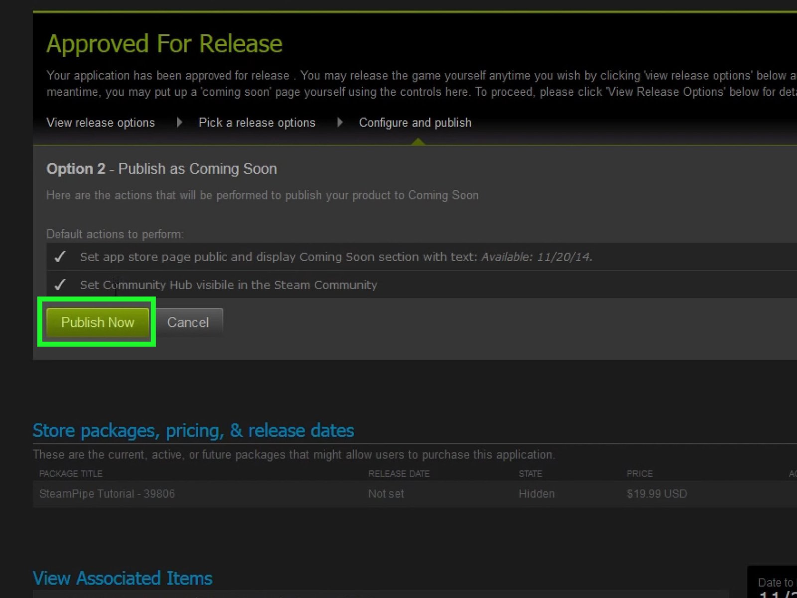 Publish Your Game on Steam