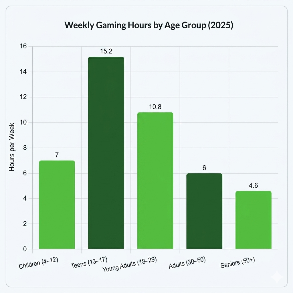 Video Games Age Distribution
